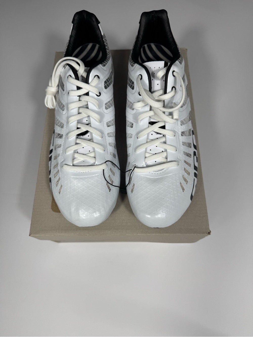 Giro Empire SLX Crystal White Road Cycling Shoes Mens EU 43.5/ US 10 Carbon